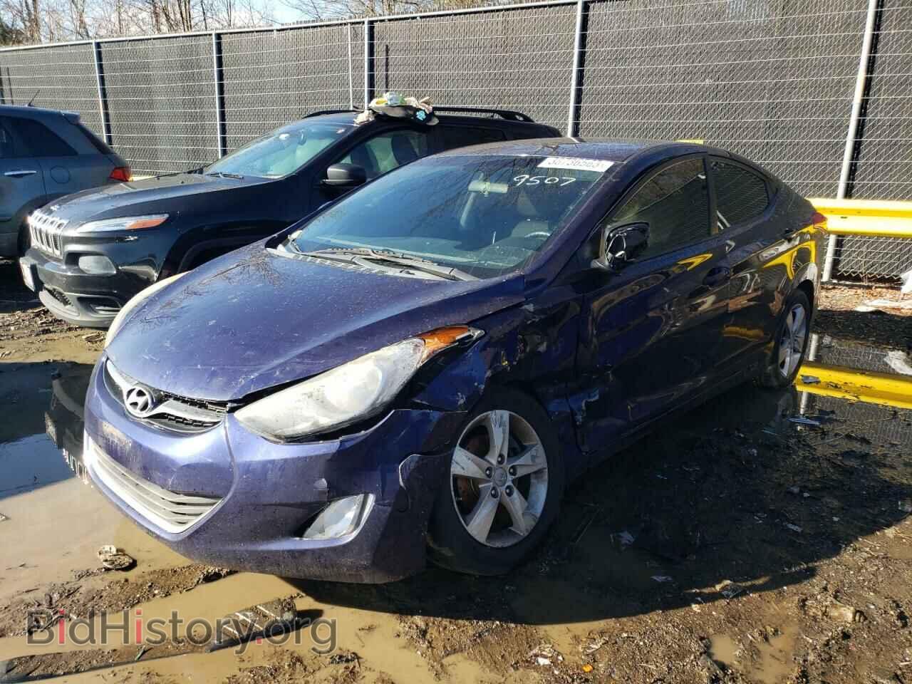 Photo 5NPDH4AE9CH119507 - HYUNDAI ELANTRA 2012
