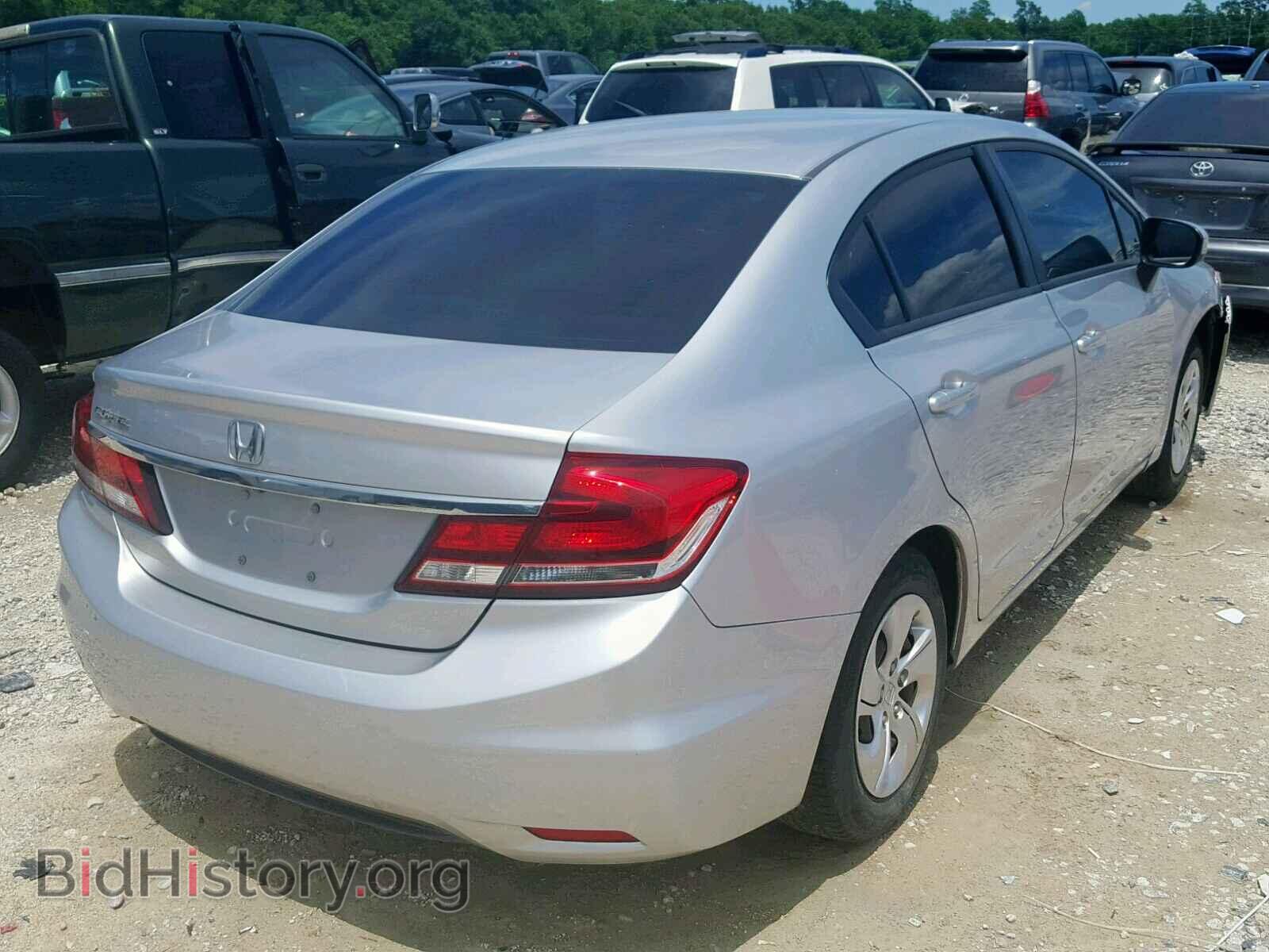 2014 HONDA CIVIC LX - VIN: 19XFB2F53EE010703 - Фото 4
