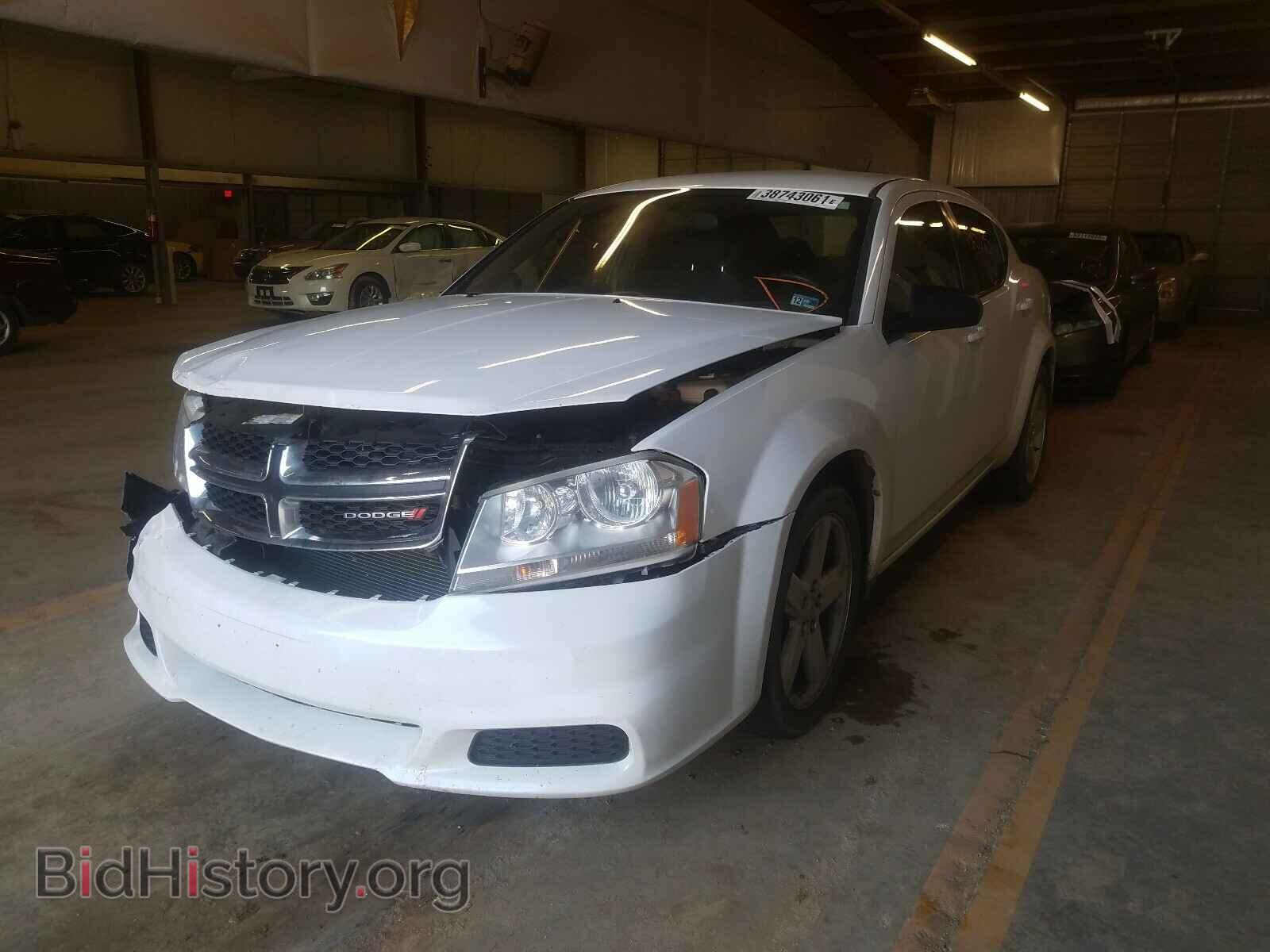 2013 DODGE AVENGER - VIN: 1C3CDZAB5DN662871 - Фото 2