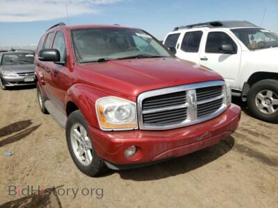 2006 Dodge DURANGO Durango SL, бордовый — VIN 1D8HB48296F105475, Copart