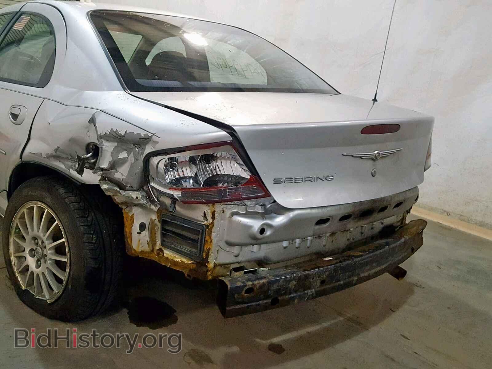 2004 CHRYSLER SEBRING - VIN: 1C3EL46X34N347554 - Фото 9
