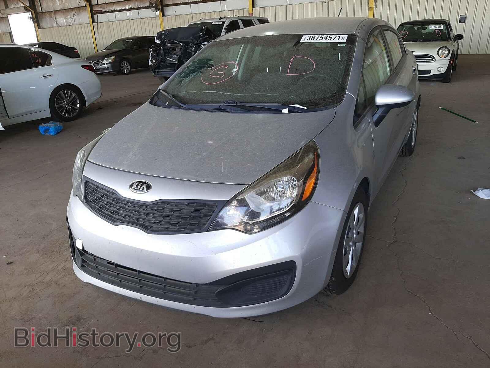 2014 KIA RIO - VIN: KNADM4A34E6364803 - Фото 2