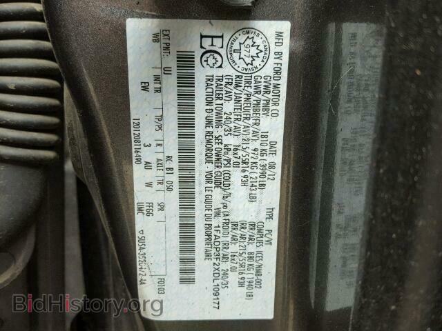 2013 FORD FOCUS - VIN: 1FADP3F2XDL109177 - Фото 10