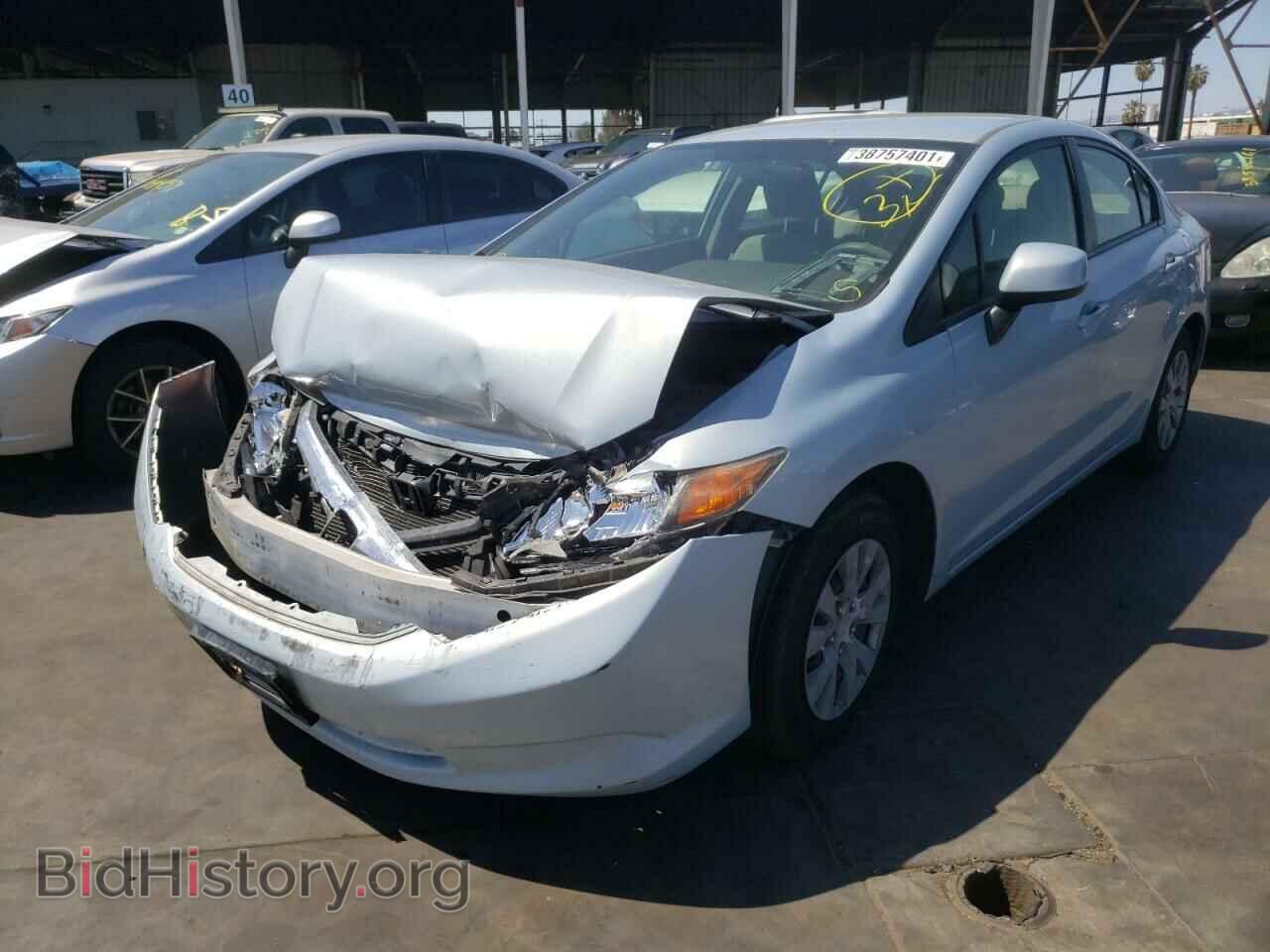 2012 HONDA CIVIC - VIN: JHMFB2F50CS006083 - Фото 2