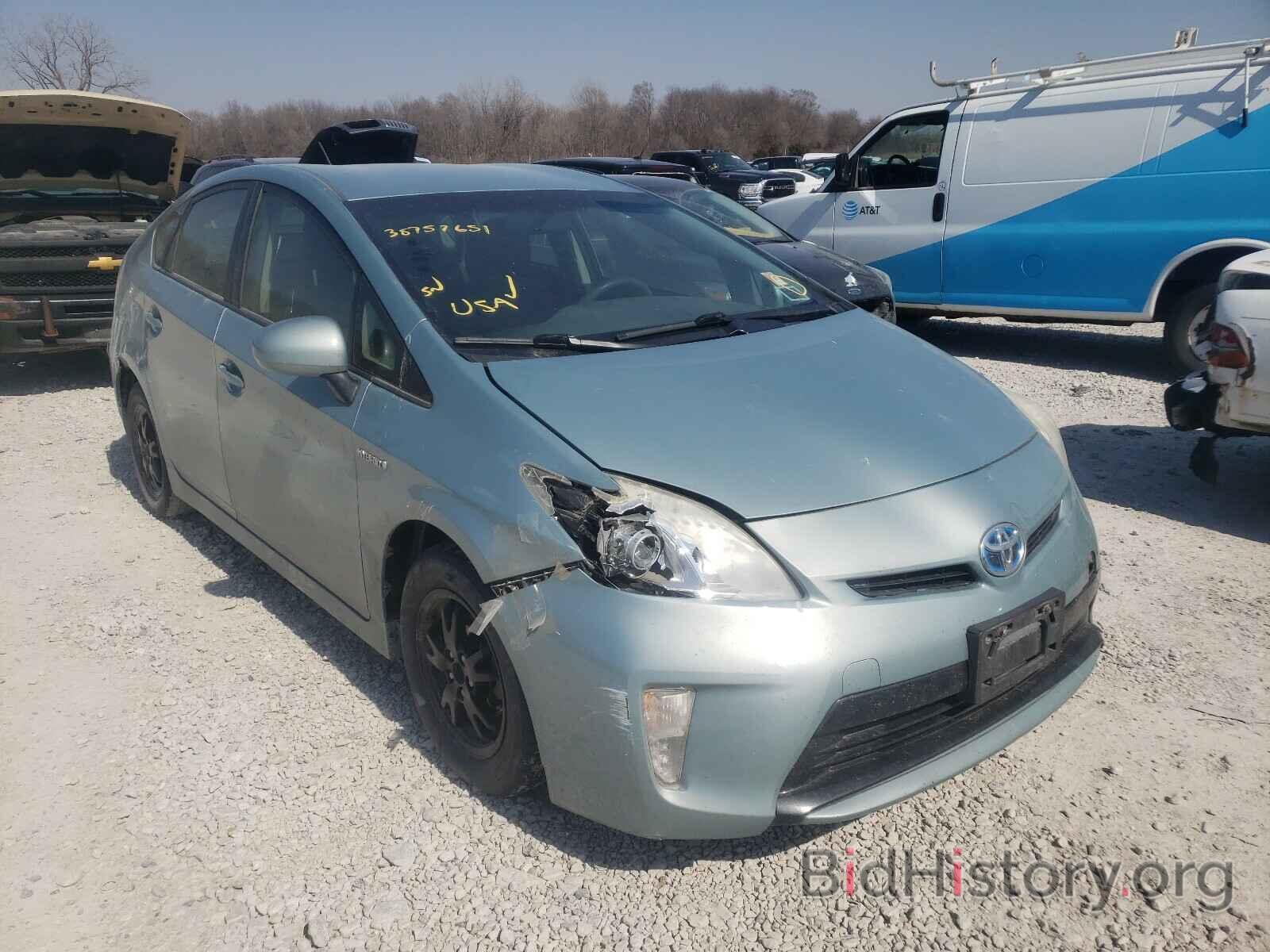 Фотография JTDKN3DU5D5595249 - TOYOTA PRIUS 2013