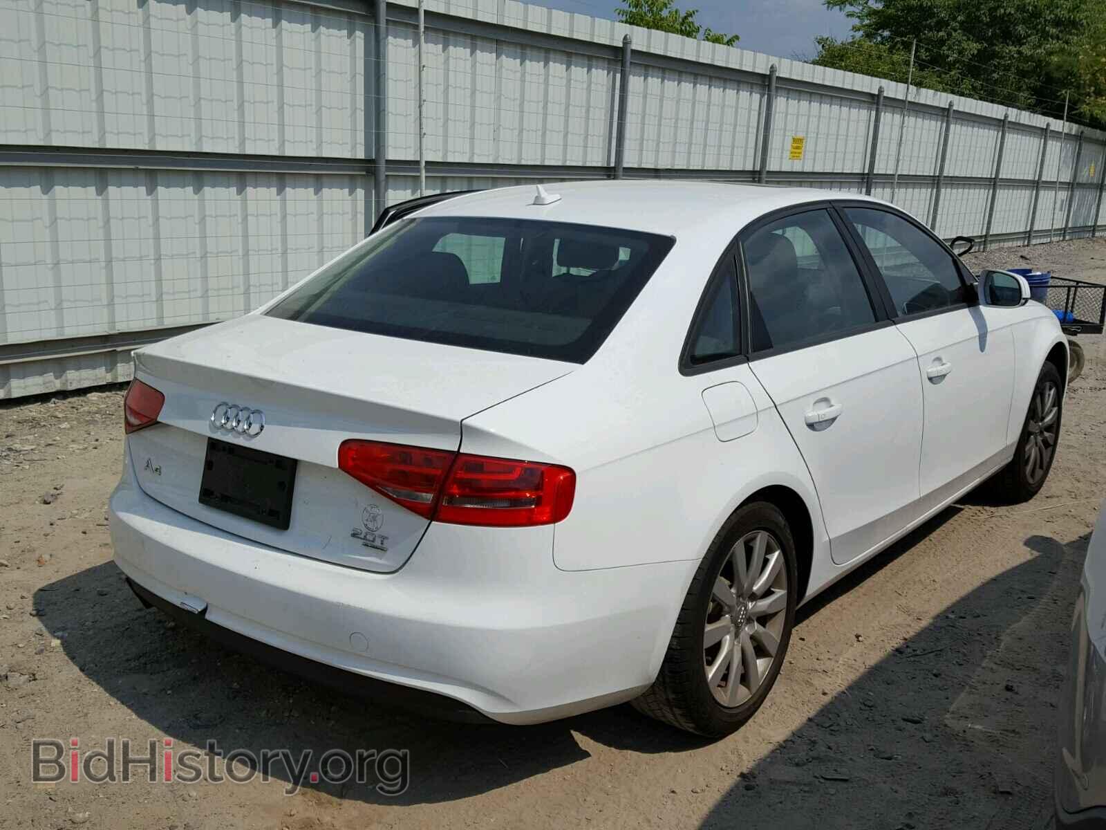 2013 AUDI A4 - VIN: WAUBFAFL7DA155771 - Фото 4
