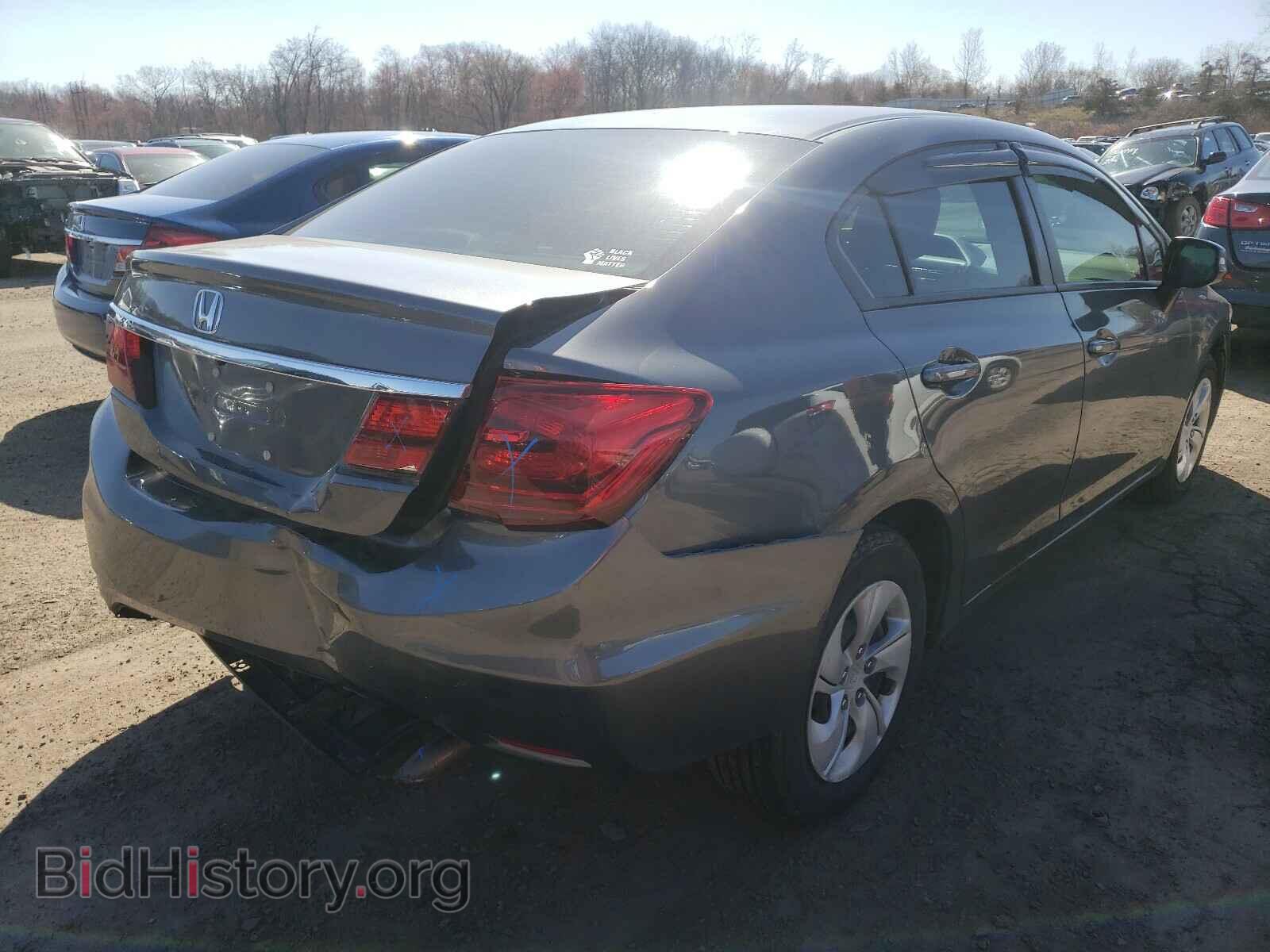 2013 HONDA CIVIC - VIN: 19XFB2F51DE293648 - Фото 4