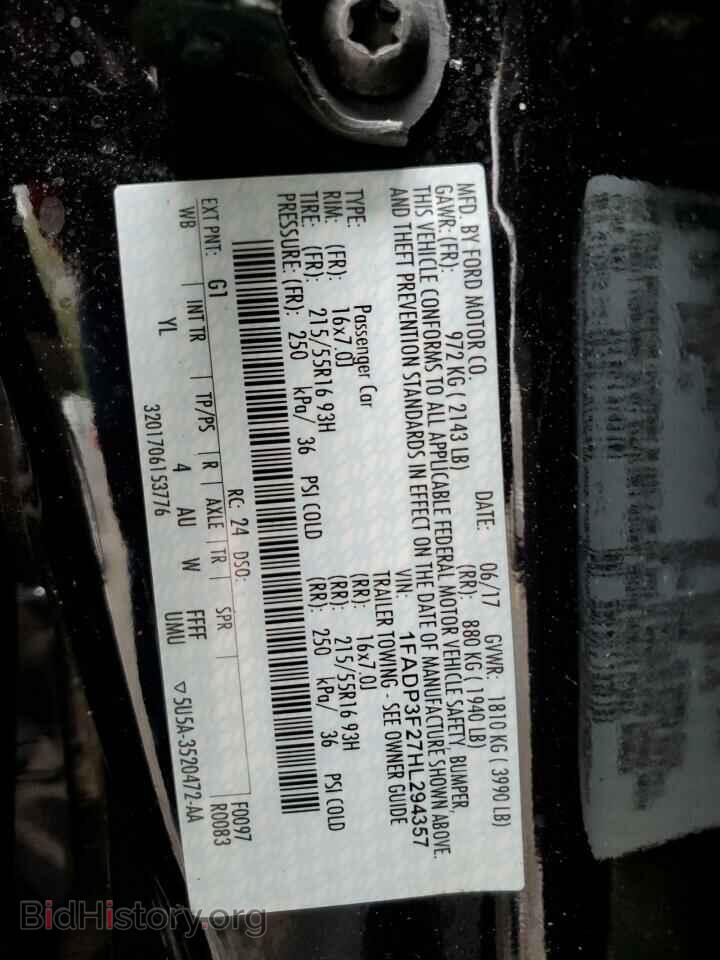2017 FORD FOCUS - VIN: 1FADP3F27HL294357 - Photo 12