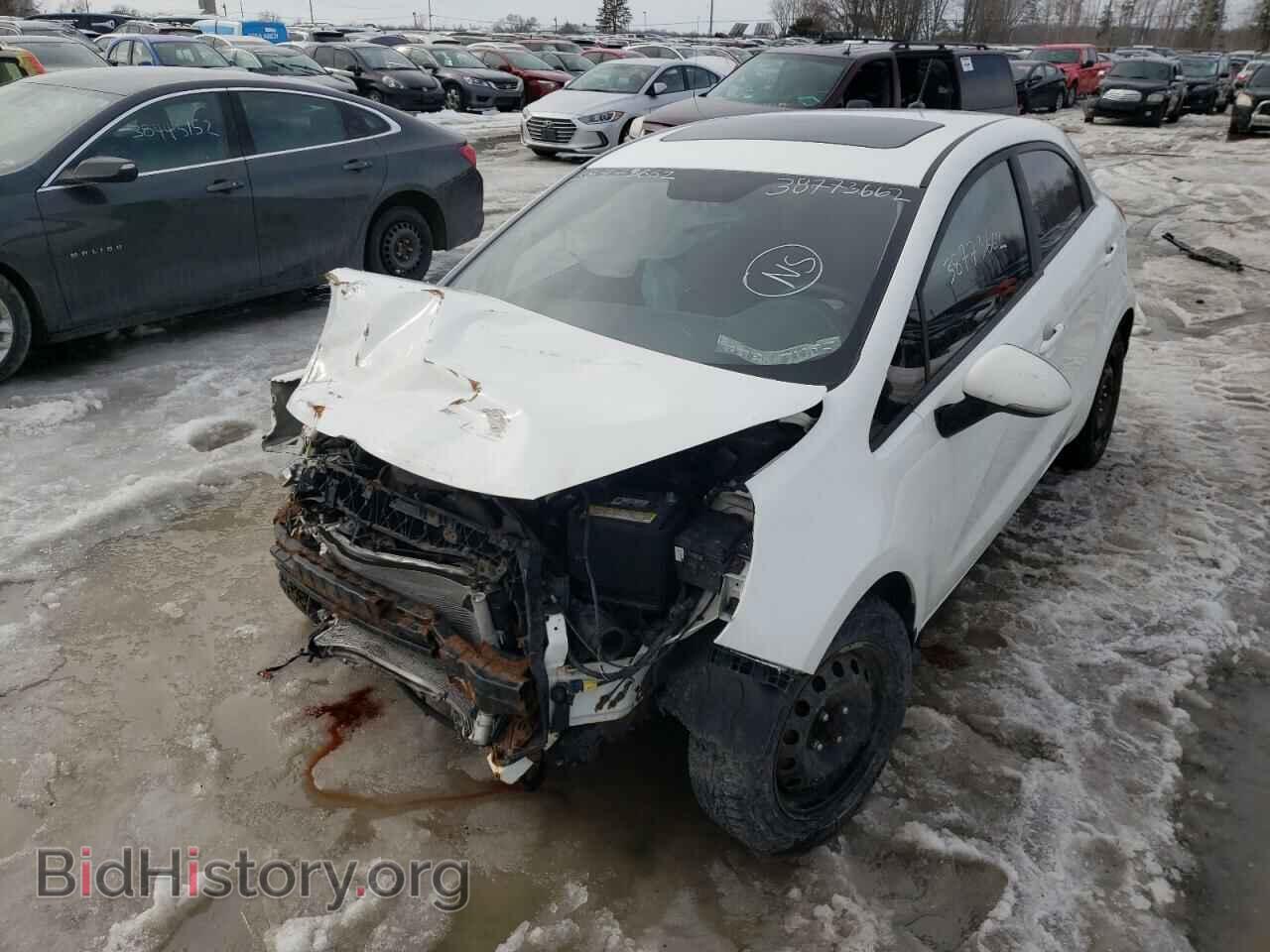 2012 KIA RIO - VIN: KNADN5A3XC6731414 - Фото 2