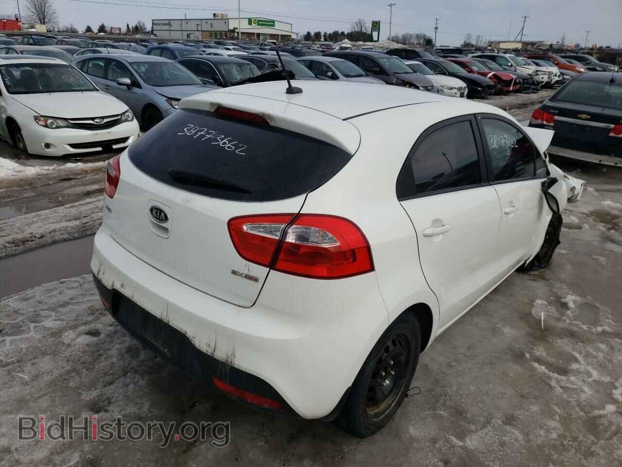 2012 KIA RIO - VIN: KNADN5A3XC6731414 - Фото 4