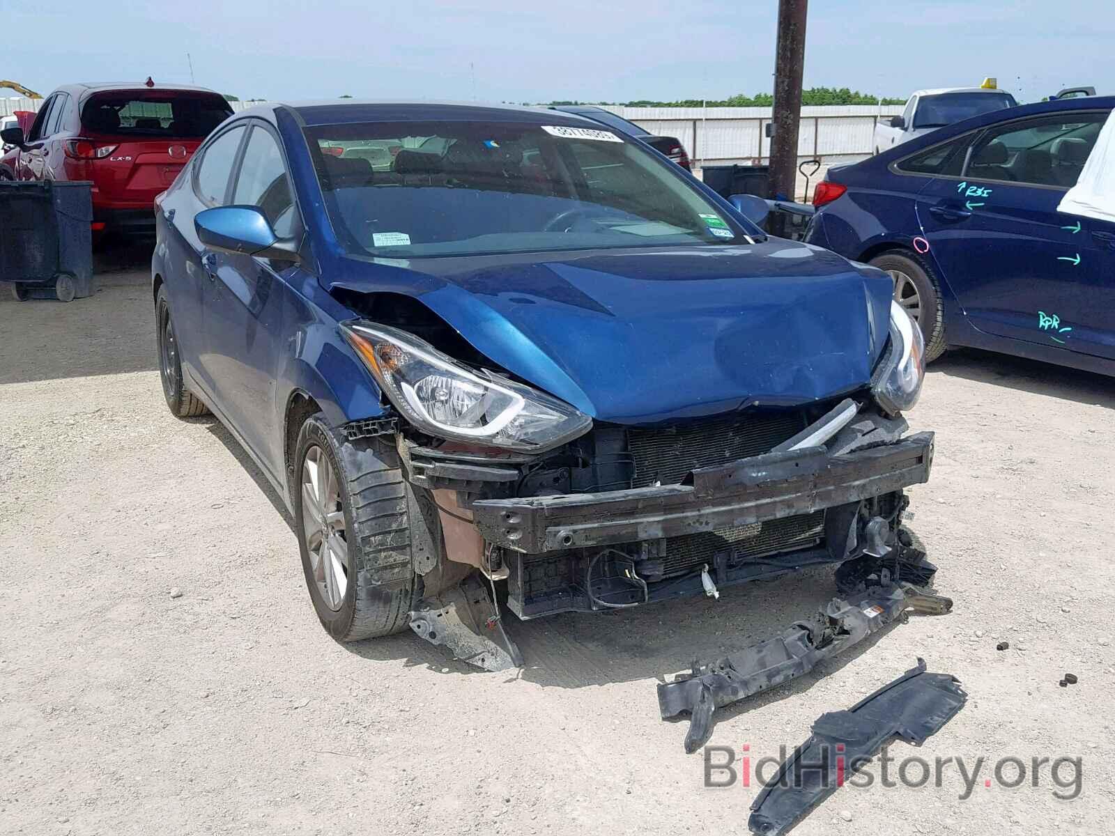 Photo KMHDH4AE9GU601501 - HYUNDAI ELANTRA 2016