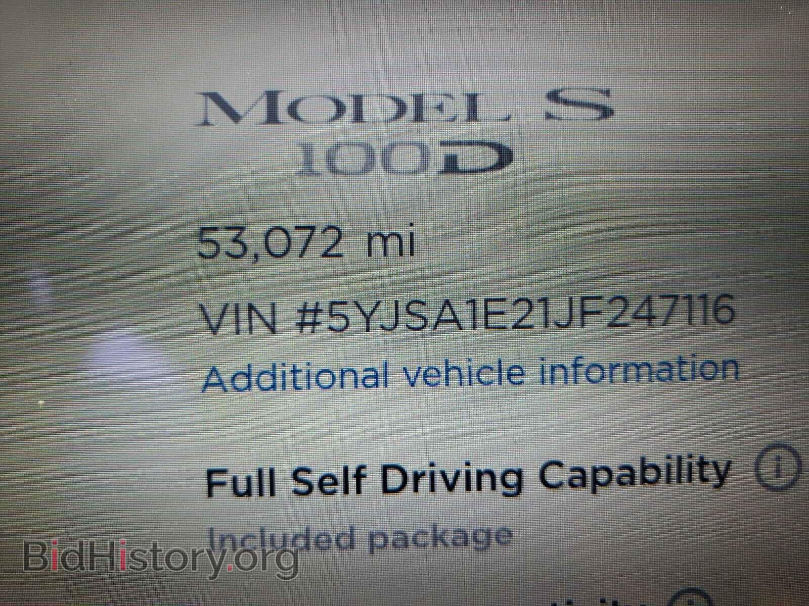 2018 TESLA MODEL S - VIN: 5YJSA1E21JF247116 - Photo 8
