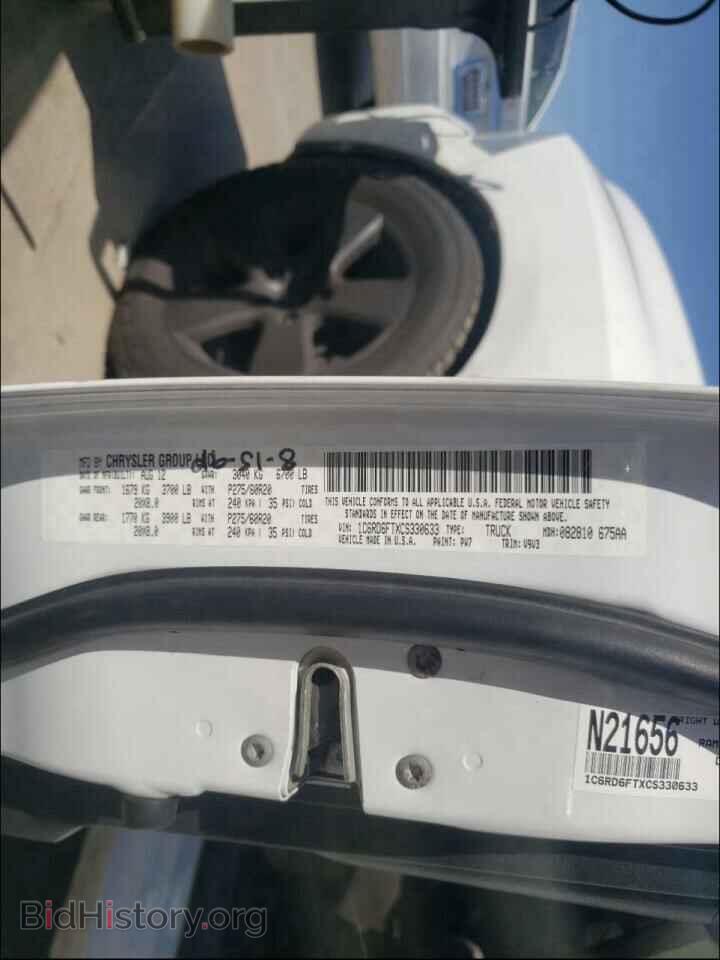 2012 DODGE RAM 1500 - VIN: 1C6RD6FTXCS330633 - Фото 10