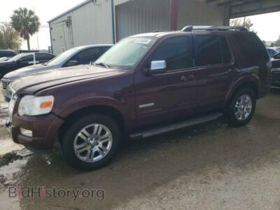 2006 Ford EXPLORER Limited, бордовый — VIN 1FMEU65876ZA06809, Copart