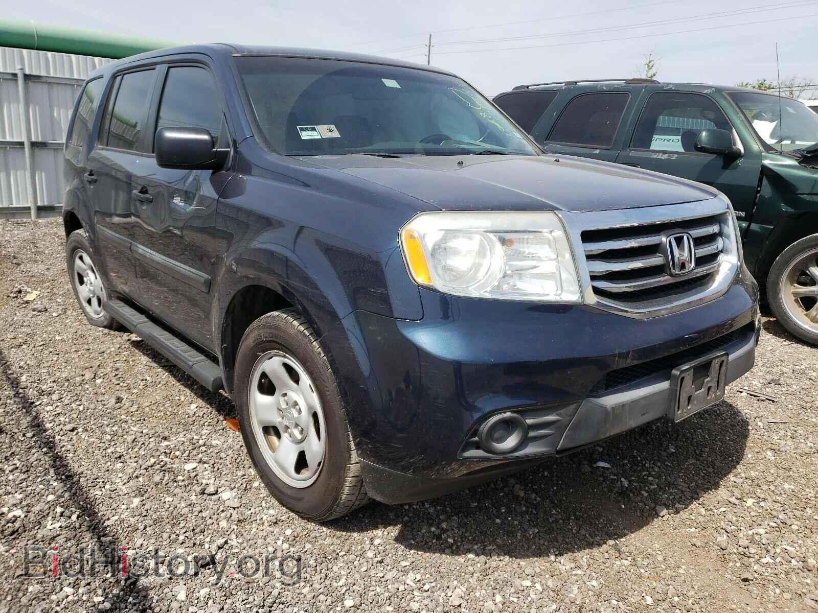 Photo 5FNYF3H24CB017415 - HONDA PILOT 2012