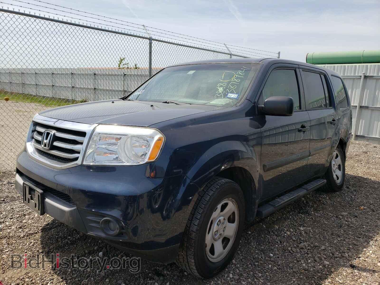 2012 HONDA PILOT - VIN: 5FNYF3H24CB017415 - Фото 2