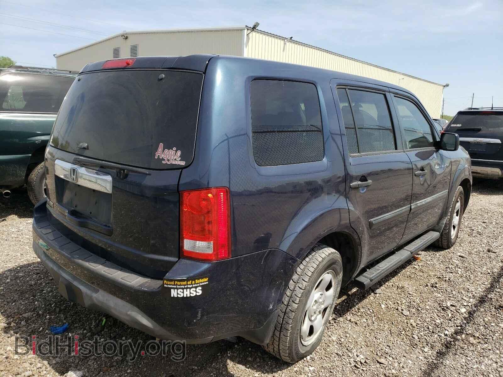 2012 HONDA PILOT - VIN: 5FNYF3H24CB017415 - Фото 4