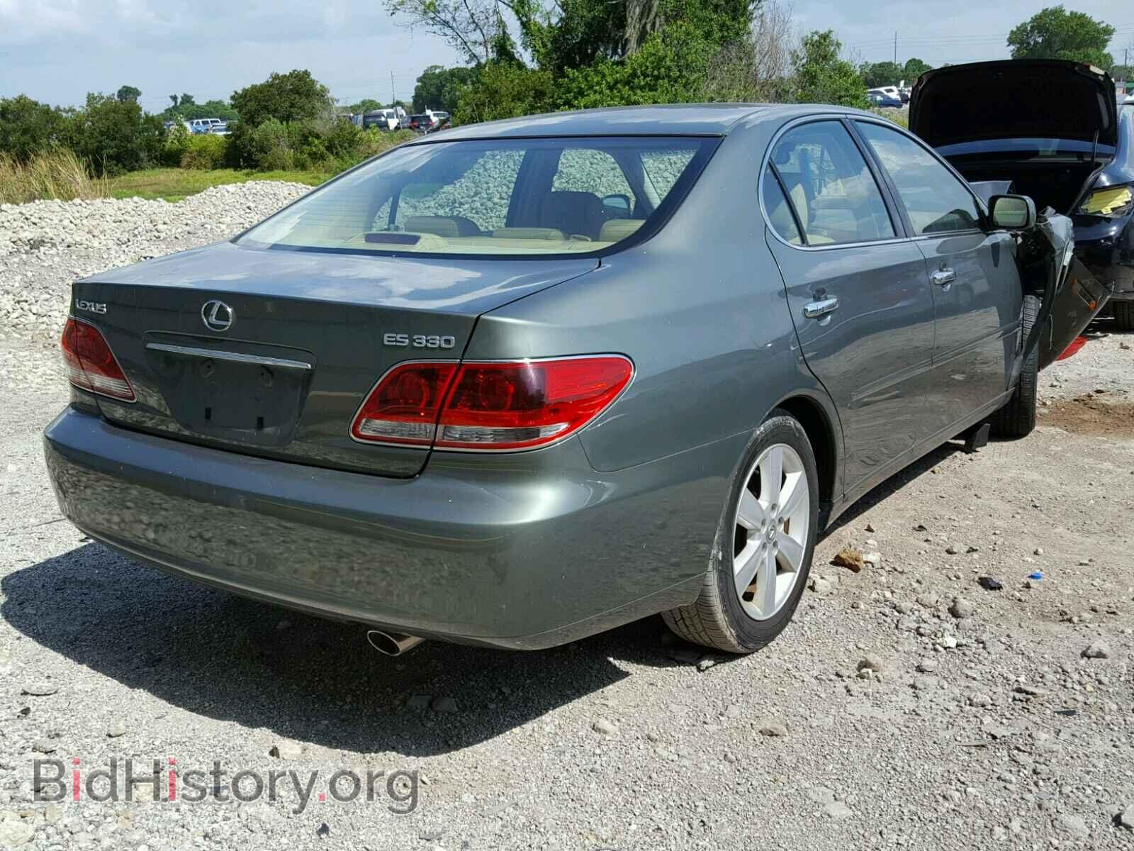 2005 LEXUS ES330 - VIN: JTHBA30G155108981 - Фото 4