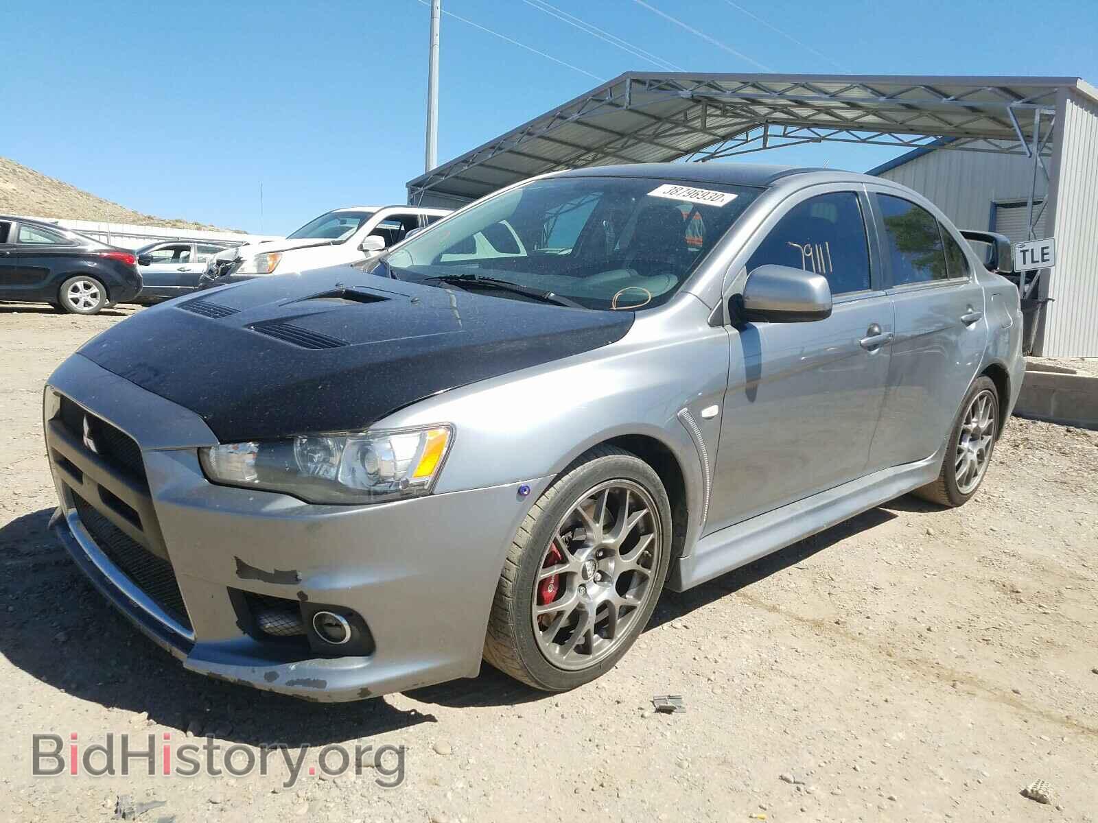 2013 MITSUBISHI EVO - VIN: JA32W5FV3DU009375 - Фото 2