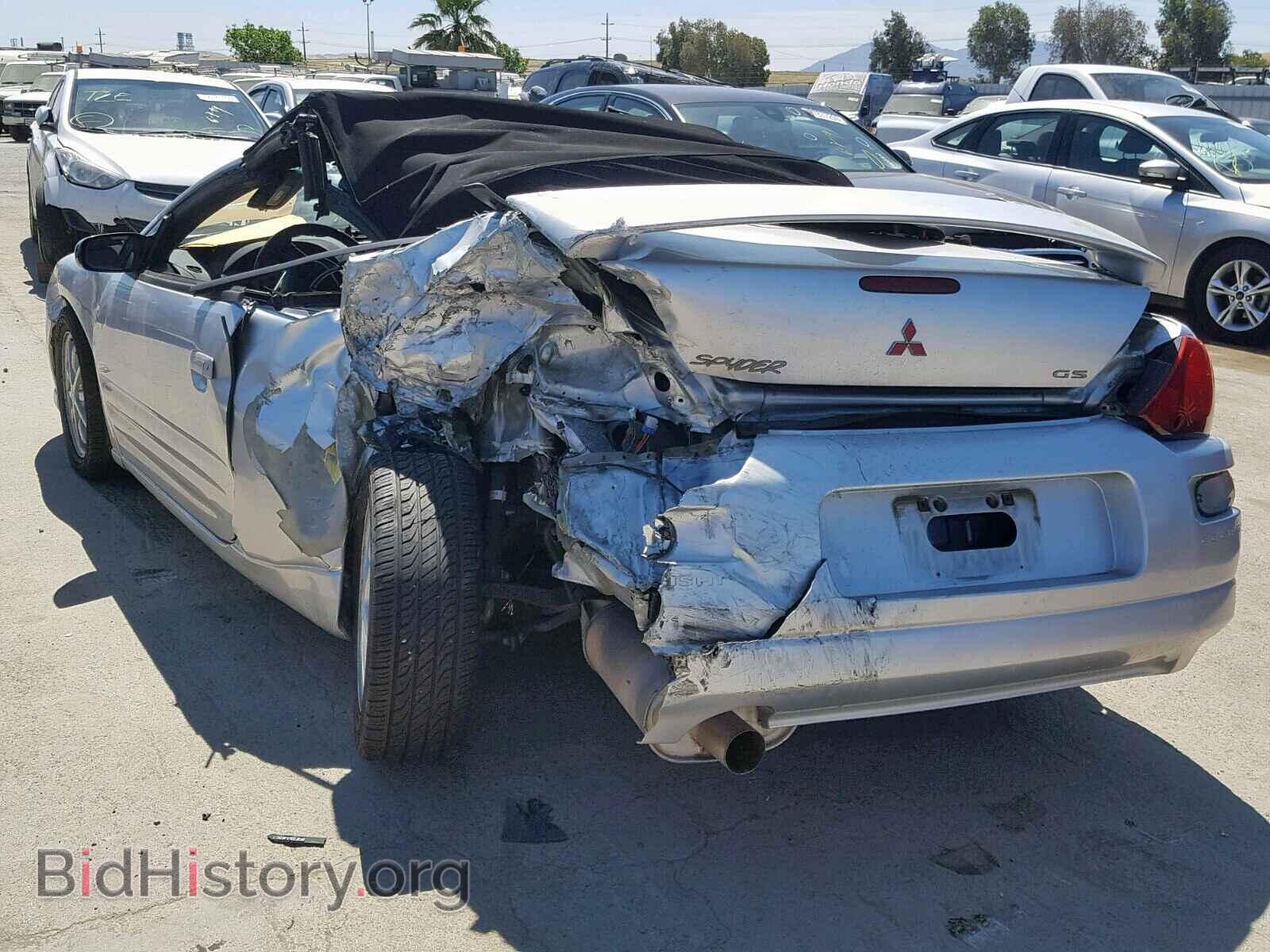 2001 MITSUBISHI ECLIPSE - VIN: 4A3AE45G11E084396 - Фото 3