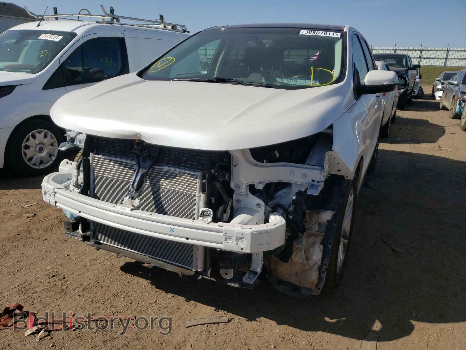 2015 FORD EDGE - VIN: 2FMTK4K84FBB12157 - Фото 2
