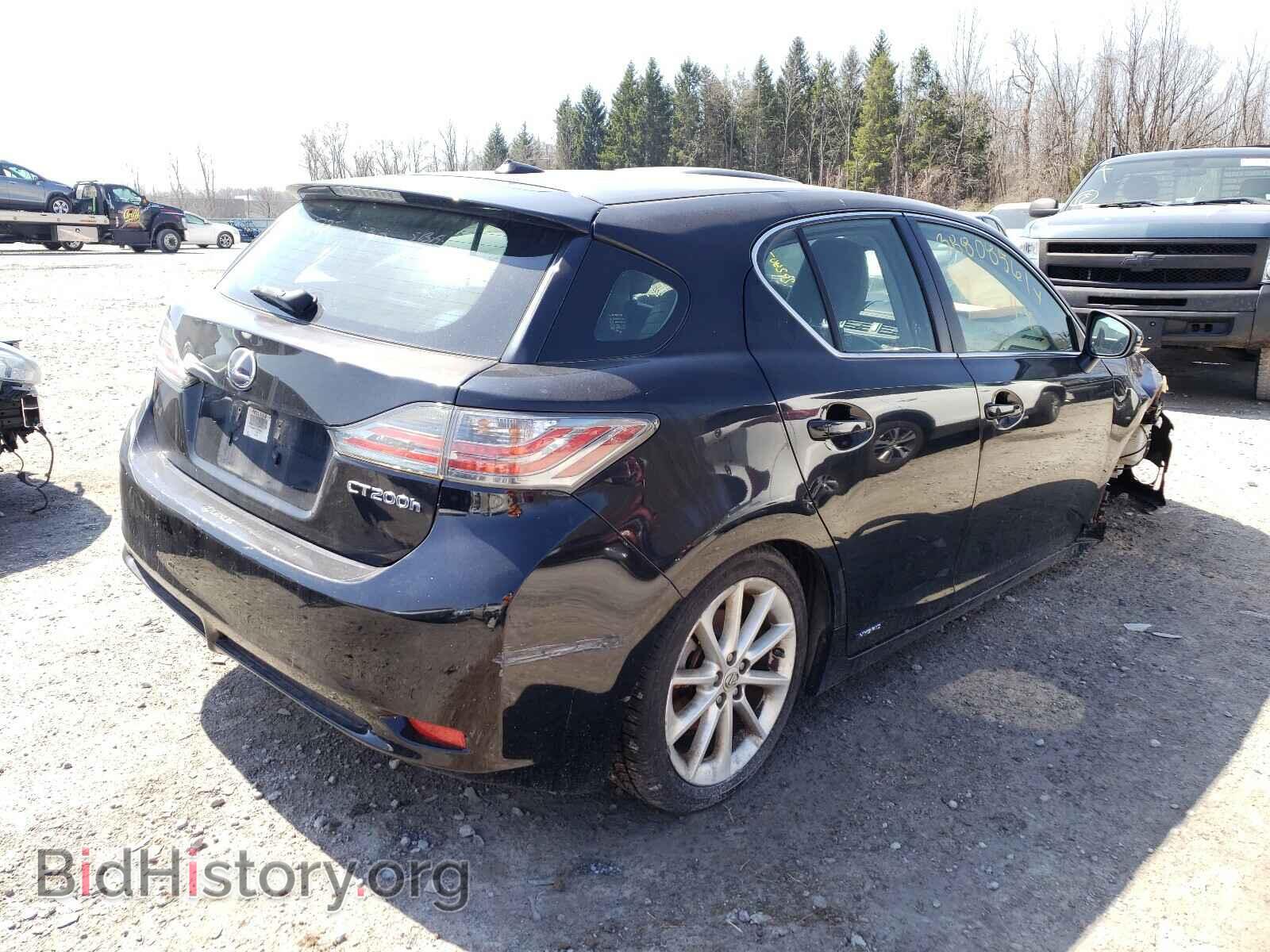 2011 LEXUS CT 200 - VIN: JTHKD5BH1B2035827 - Фото 4