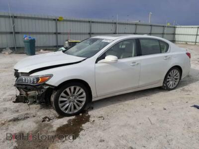 2014 Acura RLX Tech, белый — VIN JH4KC1F57EC007637, Copart