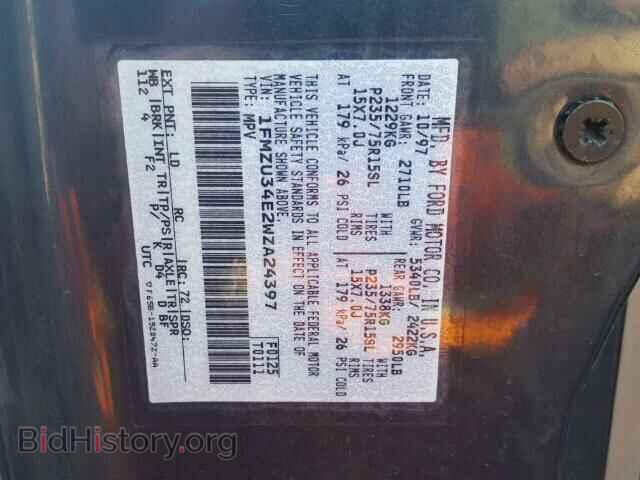 1998 FORD EXPLORER - VIN: 1FMZU34E2WZA24397 - Photo 10