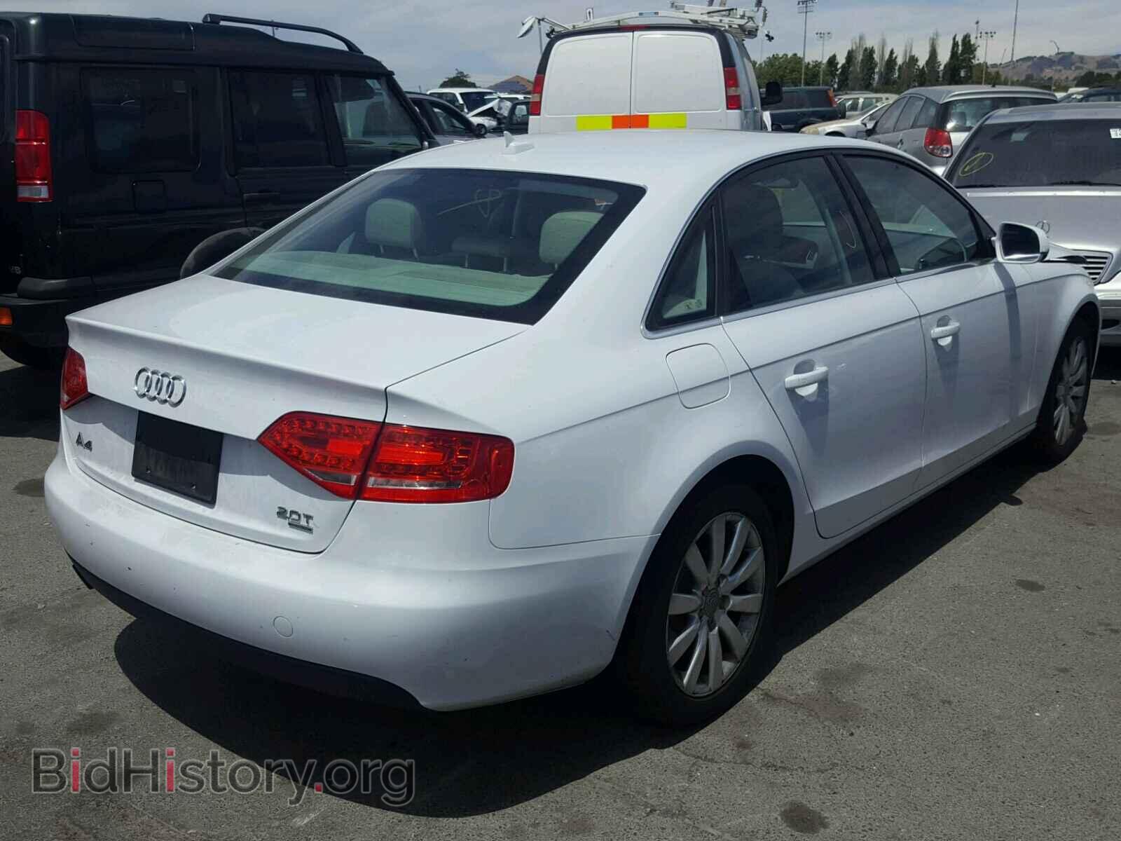 2012 AUDI A4 - VIN: WAUBFAFL7CA078799 - Photo 4