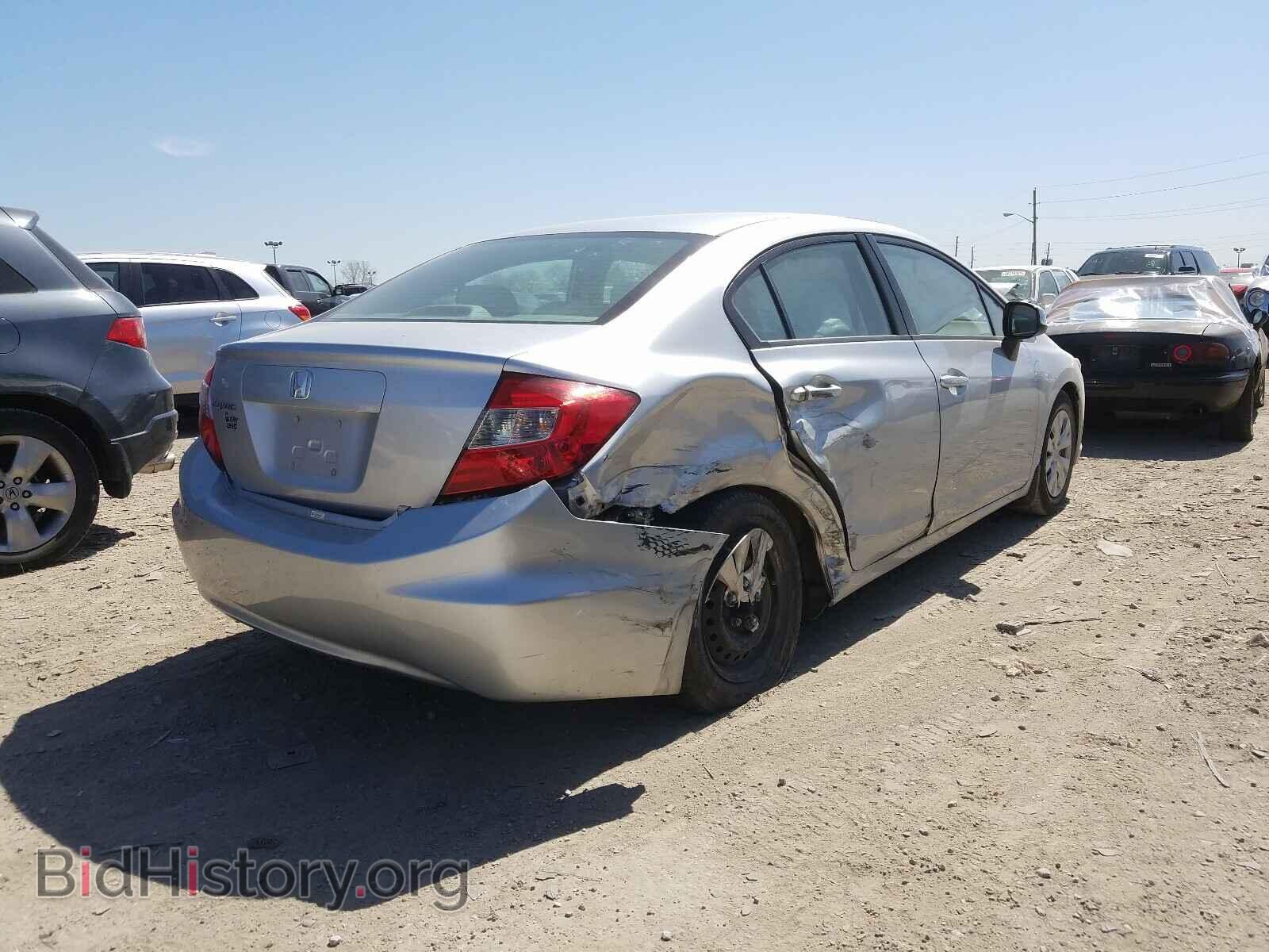 2012 HONDA CIVIC - VIN: 19XFB2F56CE017030 - Фото 4