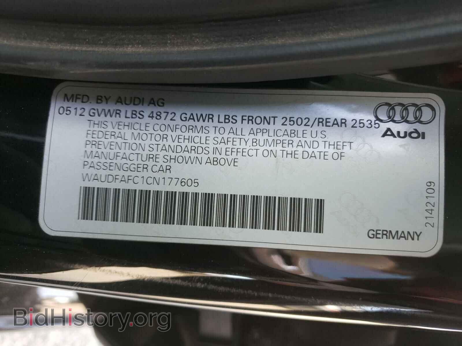 2012 AUDI A6 - VIN: WAUDFAFC1CN177605 - Photo 10