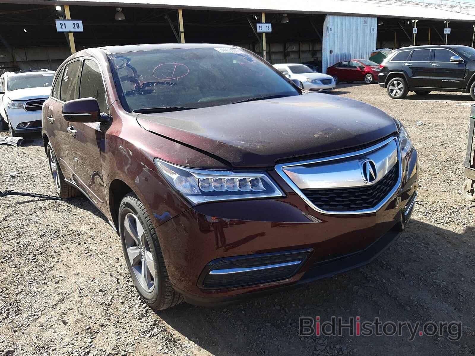 Photo 5FRYD3H29FB007570 - ACURA MDX 2015