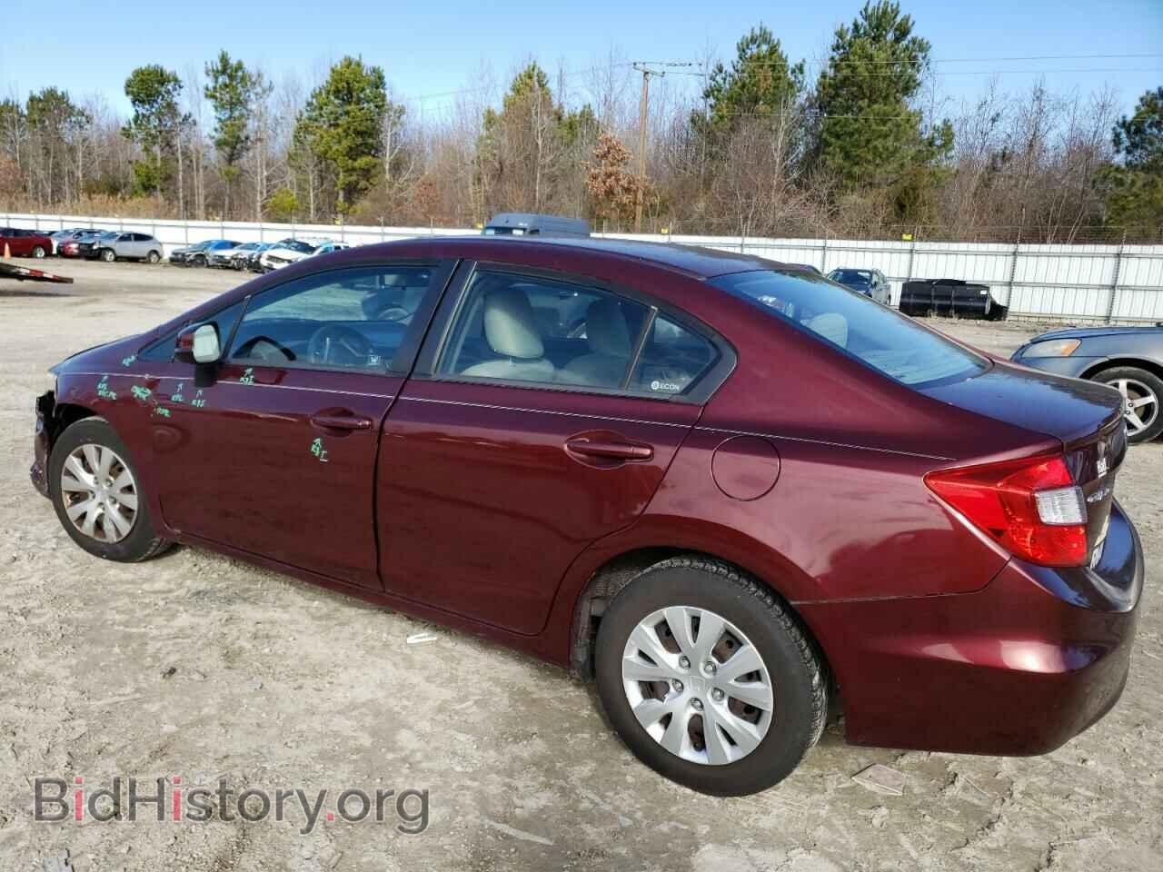 2012 HONDA CIVIC - VIN: 2HGFB2F51CH574899 - Фото 2