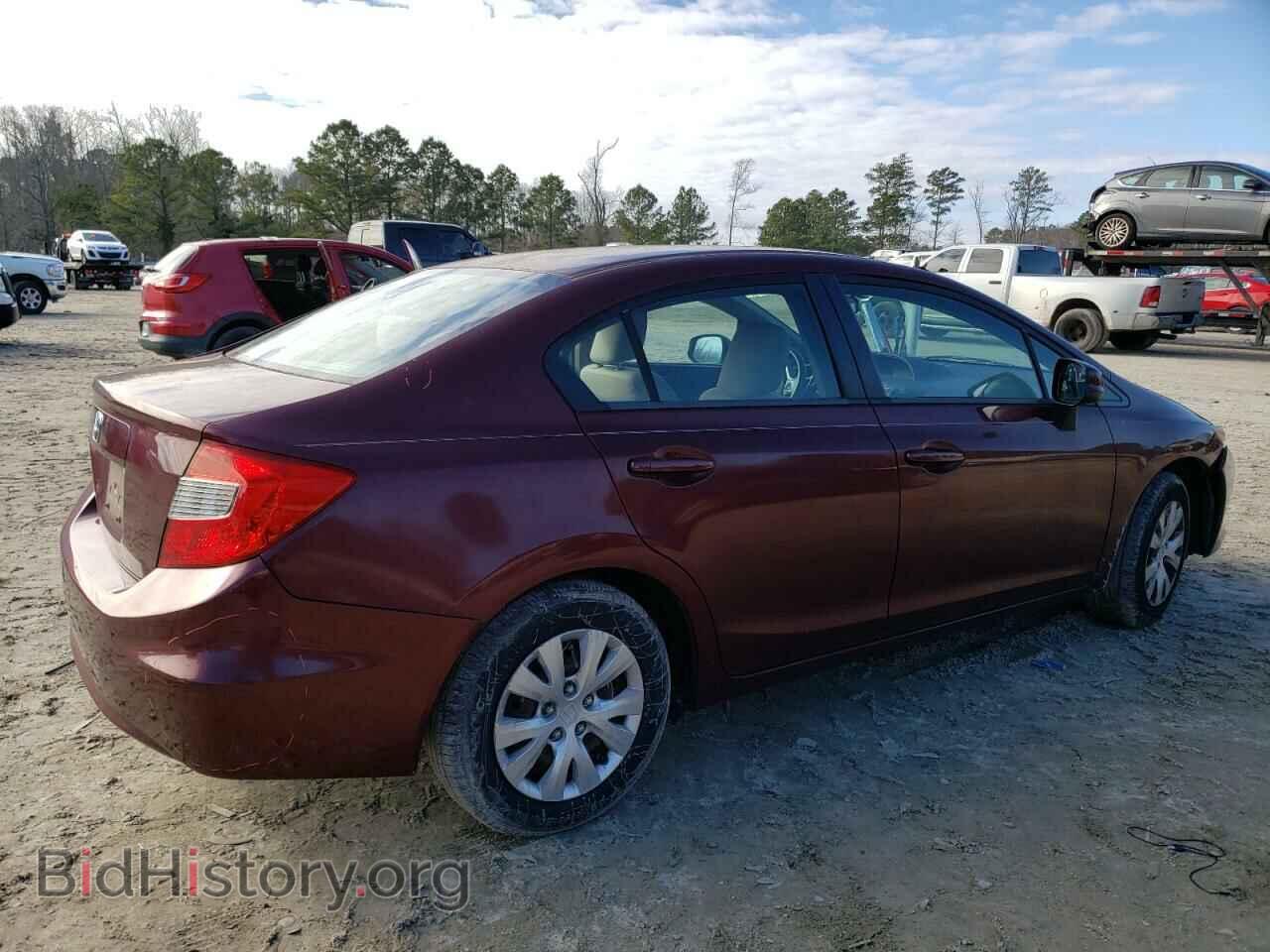 2012 HONDA CIVIC - VIN: 2HGFB2F51CH574899 - Фото 3