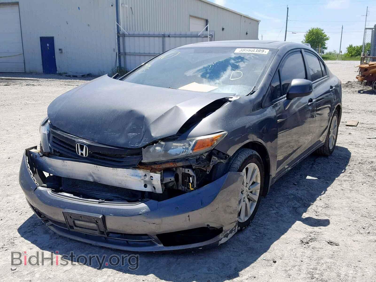 2012 HONDA CIVIC - VIN: 2HGFB2F50CH010046 - Фото 2