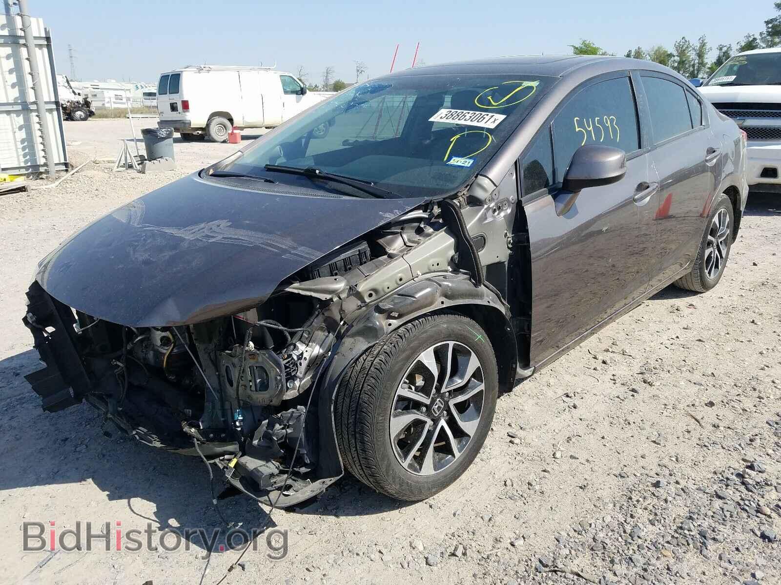 2013 HONDA CIVIC - VIN: 19XFB2F86DE084660 - Фото 2