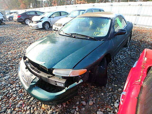 1998 CHRYSLER SEBRING - VIN: 3C3EL45H1WT261334 - Фото 2