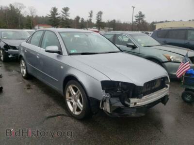 2007 Audi A4 A4 2.0T QU, серебристый — VIN WAUDF78E07A037656, Copart