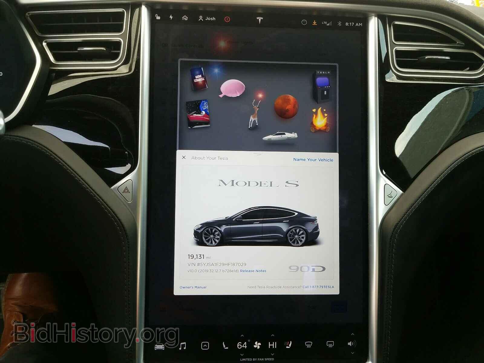 2017 TESLA MODEL S - VIN: 5YJSA1E29HF187029 - Photo 8