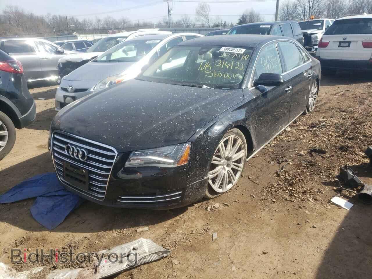 2014 AUDI A8 - VIN: WAURMAFD8EN001593 - Фото 2