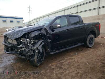 2019 Ford RANGER XL, черный — VIN 1FTER4FH7KLB15096, Copart