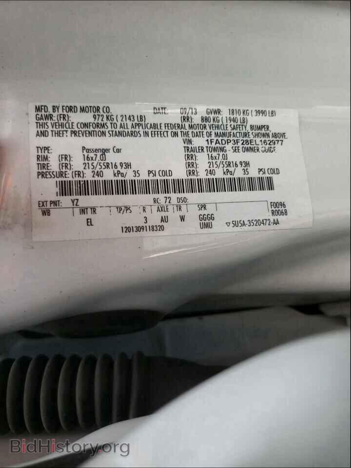 2014 FORD FOCUS - VIN: 1FADP3F28EL162977 - Photo 10
