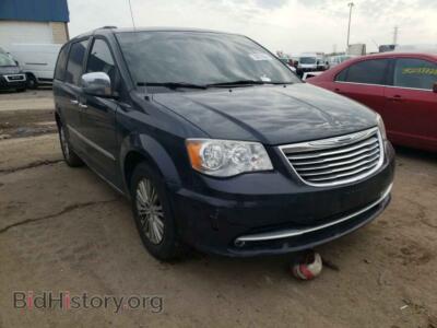 2013 Chrysler MINIVAN Town & COU, blue — VIN 2C4RC1CG4DR624036, Copart