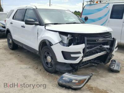 2016 Ford EXPLORER Explorer P, white — VIN 1FM5K8AR5GGD32721, Copart