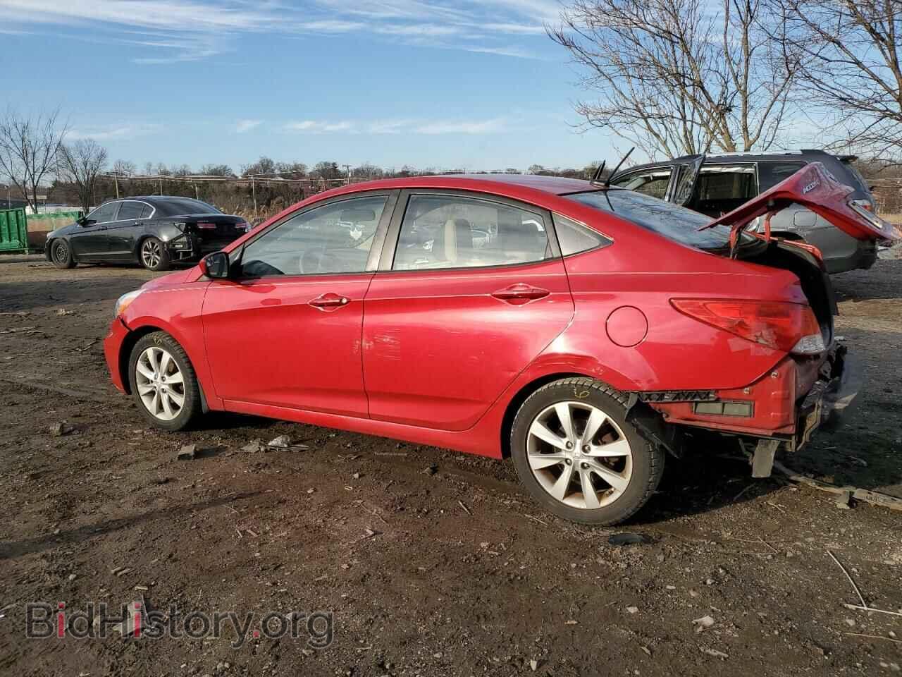 2014 HYUNDAI ACCENT - VIN: KMHCU4AE3EU592816 - Фото 2