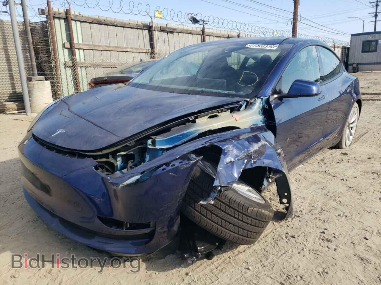 2022 TESLA MODEL 3 - VIN: 5YJ3E1EA4NF144536 - Photo 2