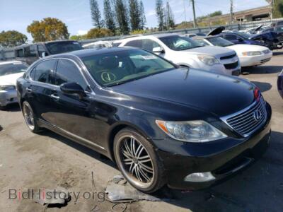 2007 Lexus LS460 LS 460l, черный — VIN JTHGL46F775000663, Copart