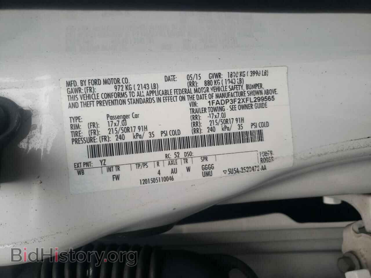 2015 FORD FOCUS - VIN: 1FADP3F2XFL299565 - Photo 13