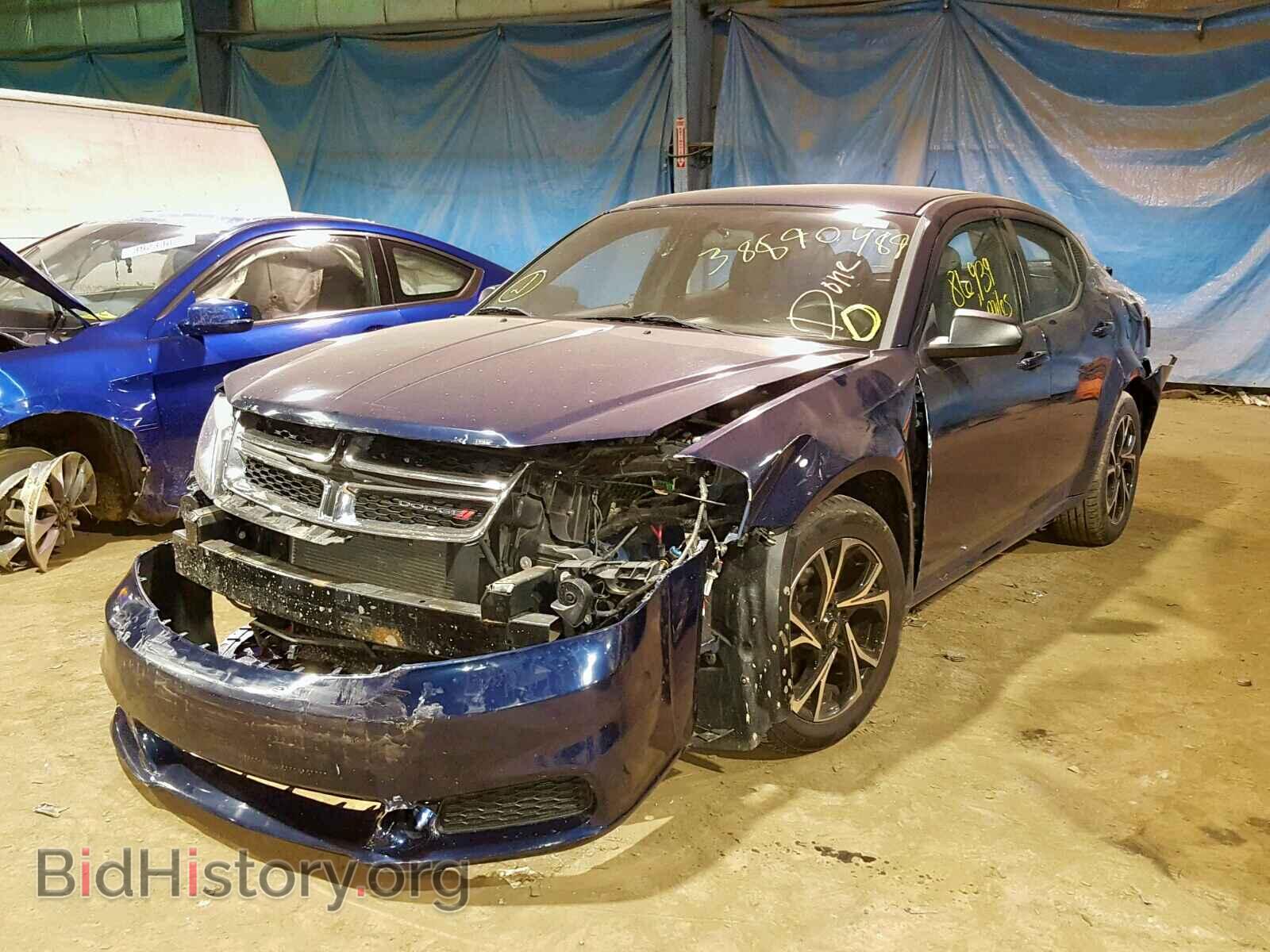 2014 DODGE AVENGER - VIN: 1C3CDZAB7EN125842 - Photo 2