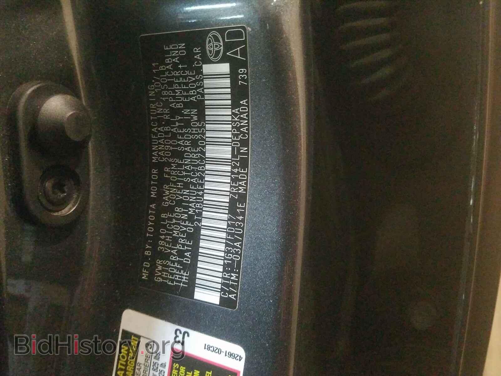 2011 TOYOTA COROLLA - VIN: 2T1BU4EE2BC720255 - Photo 10